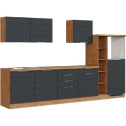 Held Möbel Küchenzeile 330 Cm Matt Grau-Wotaneiche Ohne E-Geräte 16 Held Möbel Küchenzeile 330 Cm Matt Grau-Wotaneiche Ohne E-Geräte -Kuchenwelt 0068 11016600 1022.6293 1b