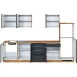 Held Möbel Küchenzeile 300 Cm Matt Grau-Wotaneiche Ohne E-Geräte 14 Held Möbel Küchenzeile 300 Cm Matt Grau-Wotaneiche Ohne E-Geräte -Kuchenwelt 036 11016600 1016.6293 2 4