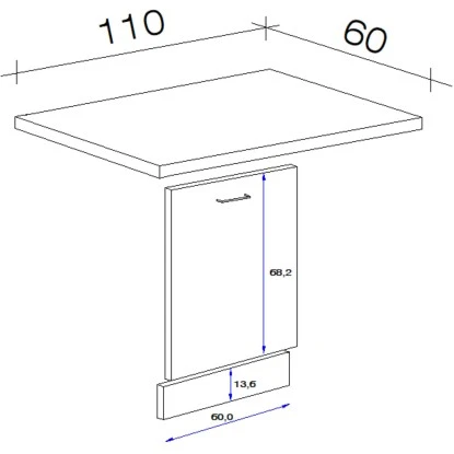 Flex-Well Exclusiv Geschirrspüler-Paket Vollint. Capri Schwarz Matt-Endgrain Oak 5 Flex-Well Exclusiv Geschirrspüler-Paket Vollint. Capri Schwarz Matt-Endgrain Oak – Bild 3