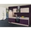 Flex-Well Exclusiv Küchenzeile Focus 270 Cm Akazie-Aubergine 2 Flex-Well Exclusiv Küchenzeile Focus 270 Cm Akazie-Aubergine -Kuchenwelt 0479 4051 g2702211006focus