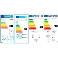 Held Möbel Küchenzeile Turin 390 Cm Wotaneiche-Graphit Mit E-Geräten -Kuchenwelt 0486 11016600 Energielabel