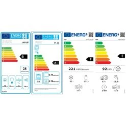Held Möbel Küchenzeile Turin 390 Cm Graphit-Wotaneiche Mit E-Geräten -Kuchenwelt 0509 11016600 Energielabel