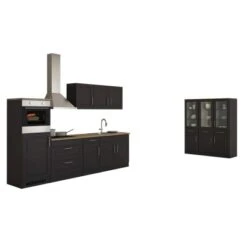 Held Möbel Küchenzeile Rom 290 Cm Landhaus Grau Matt Mit E-Geräten -Kuchenwelt 0655 11016600 628.1.6198 1