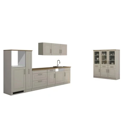 Held Möbel Küchenzeile Rom 330 Cm Landhaus Weiß Matt Ohne E-Geräte 2 Held Möbel Küchenzeile Rom 330 Cm Landhaus Weiß Matt Ohne E-Geräte