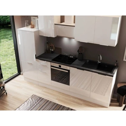 Respekta Selection Küchenzeile Elisabeth RS280WWH 280 Cm Weiß 8 Respekta Selection Küchenzeile Elisabeth RS280WWH 280 Cm Weiß – Bild 6