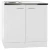 Spülenunterschrank Klassik 60 Weiß Ohne Arbeitsplatte 80 Cm 2 Spülenunterschrank Klassik 60 Weiß Ohne Arbeitsplatte 80 Cm -Kuchenwelt 158826 3193 1