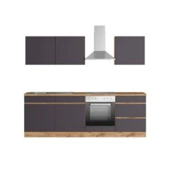 Held Möbel Küchenzeile Turin 240 Cm Graphit-Wotaneiche Mit E-Geräten 23 Held Möbel Küchenzeile Turin 240 Cm Graphit-Wotaneiche Mit E-Geräten -Kuchenwelt 1679 11016600 1101.6311 1a