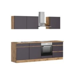 Held Möbel Küchenzeile Turin 240 Cm Graphit-Wotaneiche Mit E-Geräten 24 Held Möbel Küchenzeile Turin 240 Cm Graphit-Wotaneiche Mit E-Geräten -Kuchenwelt 1679 11016600 1101.6311 1b