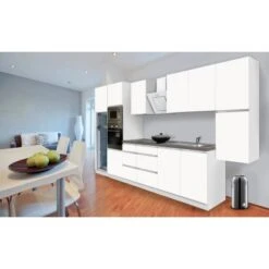 Respekta Premium Küchenzeile Grifflos 385 Cm Weiß Matt-Weiß -Kuchenwelt 1822 4384 glrp385hwwmgke 2 1