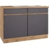 Held Möbel Spülenunterschrank Turin 120 Cm Mit 2 Türen Graphit/Wotaneiche 2 Held Möbel Spülenunterschrank Turin 120 Cm Mit 2 Türen Graphit/Wotaneiche -Kuchenwelt 189424 11016600 S 02