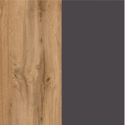 Held Möbel Küchen-Eckschrank Turin 120 Cm Graphit/Wotaneiche 8 Held Möbel Küchen-Eckschrank Turin 120 Cm Graphit/Wotaneiche – Bild 6