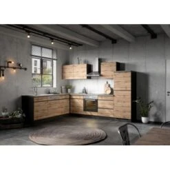 Held Möbel Herdumbauschrank Turin 60 Cm Wotaneiche/Graphit -Kuchenwelt 189473 11016600 AB 05