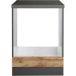 Held Möbel Herdumbauschrank Turin 60 Cm Wotaneiche/Graphit -Kuchenwelt 189473 11016600 S 03