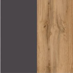 Held Möbel Kühlschrank/Ofenumbauschrank Turin 60 Cm Wotaneiche/Graphit -Kuchenwelt 189522 11016600 CU 09