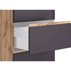 Held Möbel Kochfeldumbauschrank Turin 60 Cm Graphit/Wotaneiche -Kuchenwelt 189524 11016600 CU 10