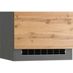 Held Möbel Ofenumbauschrank Turin 60 Cm Wotaneiche/Graphit -Kuchenwelt 189540 11016600 CU 06