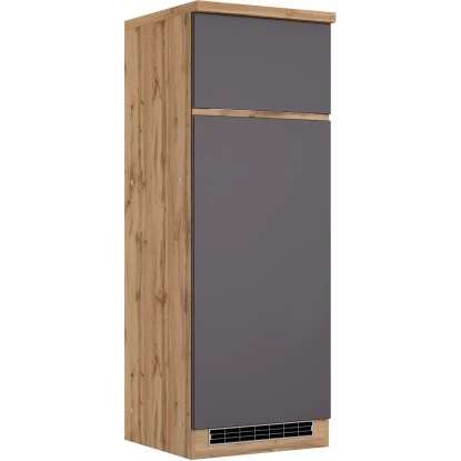 Held Möbel Umbauschrank Für Kühl/Gefrierkombi Turin 60 Cm Graphit/Wotaneiche 3 Held Möbel Umbauschrank Für Kühl/Gefrierkombi Turin 60 Cm Graphit/Wotaneiche
