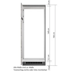 Held Möbel Umbauschrank Für Kühl/Gefrierkombi Turin 60 Cm Graphit/Wotaneiche 21 Held Möbel Umbauschrank Für Kühl/Gefrierkombi Turin 60 Cm Graphit/Wotaneiche -Kuchenwelt 189543 11016600 VM 08