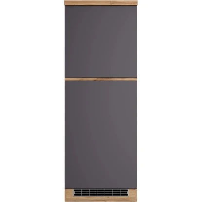 Held Möbel Kühlschrankumbauschrank Turin 60 Cm Graphit/Wotaneiche 4 Held Möbel Kühlschrankumbauschrank Turin 60 Cm Graphit/Wotaneiche – Bild 2