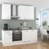 Flex-Well Küchenzeile Joelina 220 Cm Weiß -Kuchenwelt 1 G2201701074JoelinaNTweit