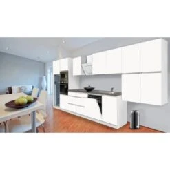 Respekta Premium Küchenzeile Grifflos 445 Cm Weiß Matt-Weiß -Kuchenwelt 2481 4384 glrp445hwwmgke 2 1