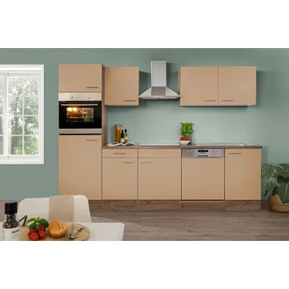 Respekta Economy Küchenzeile KB280EYC 280 Cm Cappuccino-Eiche York Nachb. 5 Respekta Economy Küchenzeile KB280EYC 280 Cm Cappuccino-Eiche York Nachb. – Bild 3