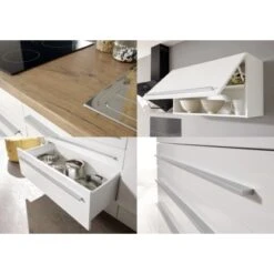 Respekta Premium Küchenzeile 320 Cm Grau-Weiß Hochglanz 17 Respekta Premium Küchenzeile 320 Cm Grau-Weiß Hochglanz -Kuchenwelt 2696102 4384 6