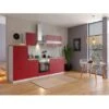 Respekta Küchenzeile KB270WR 270 Cm Rot-Weiß -Kuchenwelt 27438 4384 neu KB270WRG 01