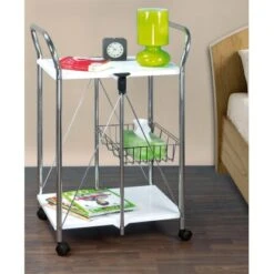 Wenko Beistell- Und Küchenwagen Sunny Weiß -Kuchenwelt 2910669 1068 900030100 2