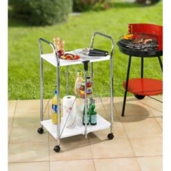 Wenko Beistell- Und Küchenwagen Sunny Weiß -Kuchenwelt 2910669 1068 900030100 3