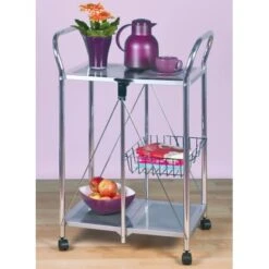 Wenko Beistell- Und Küchenwagen Sunny Silber -Kuchenwelt 2910677 1068 900060100 3