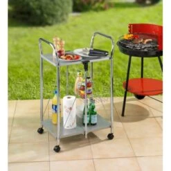 Wenko Beistell- Und Küchenwagen Sunny Silber -Kuchenwelt 2910677 1068 900060100 5