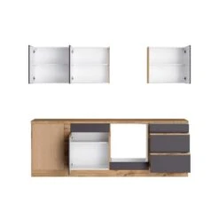 Held Möbel Winkelküche Turin 240 X 240 Cm Graphit-Wotaneiche Ohne E-Geräte 22 Held Möbel Winkelküche Turin 240 X 240 Cm Graphit-Wotaneiche Ohne E-Geräte -Kuchenwelt 3527 11016600 1112.6311 2a