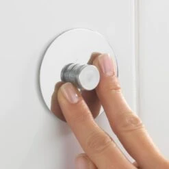 Wenko Wandhaken Turbo-Loc Adapter Uno Chrom 2er-Pack -Kuchenwelt 38197424 sb ambiente de 02