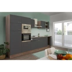 Respekta Küchenzeile KB330EYGMIGKE 330 Cm Grau Seidengl.-Eiche York Nachbildung 23 Respekta Küchenzeile KB330EYGMIGKE 330 Cm Grau Seidengl.-Eiche York Nachbildung -Kuchenwelt 384 122020 KB330EYGMIGKE 2