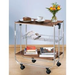 Wenko Servierwagen Dinett Deluxe Nussbaum-Nachbildung -Kuchenwelt 3894458 1068 713003100 2