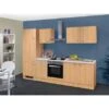 Flex-Well Classic Küchenzeile Nano 270 Cm Buche Nachbildung -Kuchenwelt 3 4051 g 270 2207 002 nano