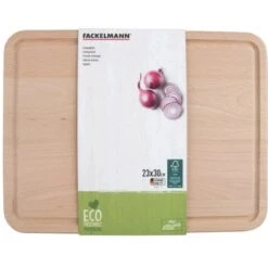 Fackelmann Schneidbrett Fair 30 Cm X 23 Cm Buche -Kuchenwelt 4008033311212 3254 03
