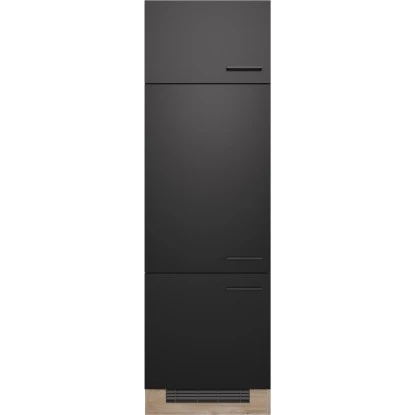 Flex-Well Exclusiv Geräteumbauschrank Capri 60 Cm Schwarz Matt-Endgrain Oak 4 Flex-Well Exclusiv Geräteumbauschrank Capri 60 Cm Schwarz Matt-Endgrain Oak – Bild 2