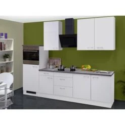 Flex-Well Classic Küchenzeile Lucca 270 Cm Weiß