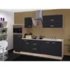 Flex-Well Exclusiv Küchenzeile Lara 270 Cm Anthrazit-San Remo Eiche NB -Kuchenwelt 4051 g 270 2224 015 milano