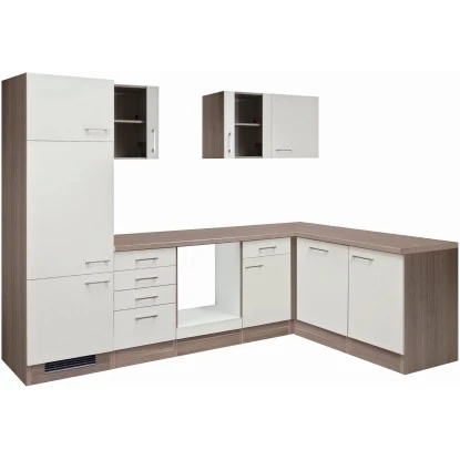 Flex-Well Exclusiv Winkelküche Eico 280 Cm Ohne E-Geräte Magnolienweiß 3 Flex-Well Exclusiv Winkelküche Eico 280 Cm Ohne E-Geräte Magnolienweiß