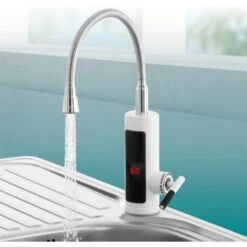 Easymaxx Warm Und Kaltwasserarmatur Mit Integriertem Durchlauferhitzer 3600 W -Kuchenwelt 4052926017378 4257 11 A