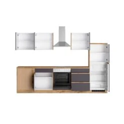 Held Möbel Winkelküche Turin 240 X 300 Cm Graphit-Wotaneiche Mit E-Geräten 23 Held Möbel Winkelküche Turin 240 X 300 Cm Graphit-Wotaneiche Mit E-Geräten -Kuchenwelt 4160 11016600 1115.6311 2a