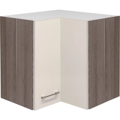 Flex-Well Exclusiv Eck-Hängeschrank Eico 60x60 Cm Magnolienweiß-Tennessee Eiche 3 Flex-Well Exclusiv Eck-Hängeschrank Eico 60x60 Cm Magnolienweiß-Tennessee Eiche