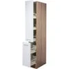 Flex-Well Classic Apotheker-Hochschrank Florida30 Cm Weiß-Sonoma Eiche -Kuchenwelt 4525911 4800 ahs30 samoa 2