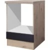 Flex-Well Exclusiv Herdumbauschrank Lara 60 Cm Anthrazit-San Remo Eiche 1 Flex-Well Exclusiv Herdumbauschrank Lara 60 Cm Anthrazit-San Remo Eiche -Kuchenwelt 4785523 4051 HU60Lara