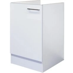 Flex-Well Exclusiv Spülenunterschrank Joelina 50 Cm Ohne Arbeitsplatte Weiß