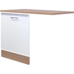 Flex-Well Classic Geschirrspüler-Paket Vollintegriert Florida Weiß-Sonoma Eiche