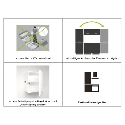 Marinelli Cucine Küchenzeile Lucia 195 Cm Lärche - Weiß 13 Marinelli Cucine Küchenzeile Lucia 195 Cm Lärche - Weiß – Bild 11